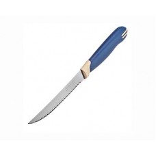 Набор ножей для стейков TRAMONTINA Multicolor 11,3см 2шт с зубцами в блистере