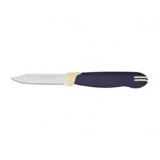 Нож для овощей TRAMONTINA Multicolor 7,5см 2шт в блистере синий/белый