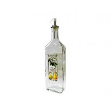 Бутылка д/олив.масла LARANGE 0,5л с дозатором и рецептом прян.травы стекло