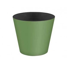Горшок для цветов IDILAND Rosemary D200мм, 4,0л с дренажной вставкой зеленый
