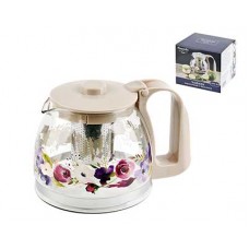Чайник заварочный ENS 1250мл с метал. фильтр Садовые цветы