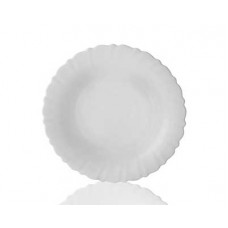 Тарелка обеденная ROYAL GARDEN Basic White M 26,5см опал. стекло