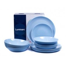 Сервиз столовый LUMINARC Diwali Light Blue 18пр (6 суп+6обед+6 дес)