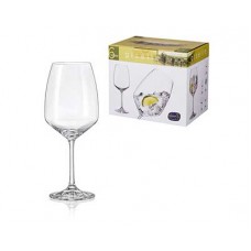 Набор бокалов для вина CRISTALEX BOHEMIA Жизель 560мл 6шт